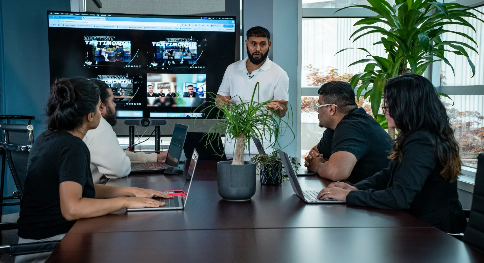 Aspire Media Marketing team at work